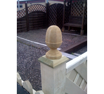 4" Acorn & Plinth (For 100mm x 100mm Post)